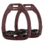 Flex-On Safe-On Inclined Ultra-Grip Stirrups - Chocolate/Black/Chocolate
